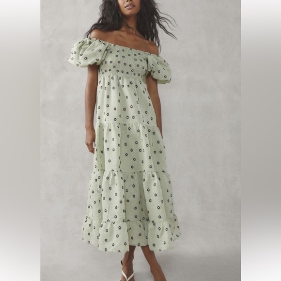 Sister Jane Green Ruffled Tiered Maxi Dress - Picture 1 of 4